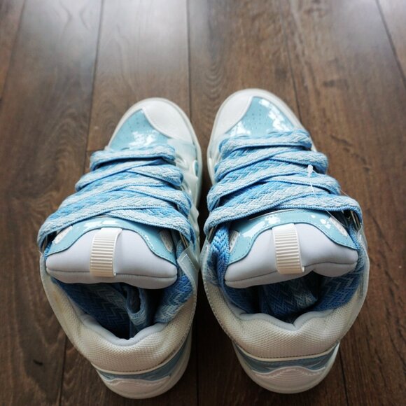 BNWT AW22 LANVIN BLUE CURB SNEAKERS 41 - Picture 4 of 11